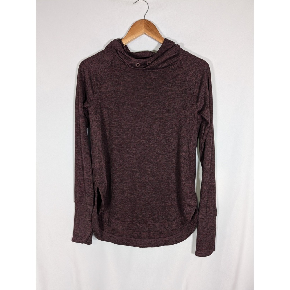 Athleta Women's Pullover Hoodie Thumb Holes Lightweight Running Hiking Size XS